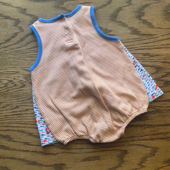 ⭐️ Zutano Baby Girl’s Sleeveless Bodysuit Dress - Picture 4 of 4